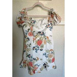 Angel Biba cute mini floral summer dress size M